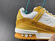 1ouis Vu1tton Traniner Yellow Monogram Denim White 1A9JHB  - 4