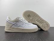 A Bathing Ape Bape Sta Low White Leather 1G70-191-042 - 1