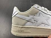 A Bathing Ape Bape Sta Low White Leather 1G70-191-042 - 6