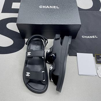 Chene1 Dad Sandals black  Rubber Sandals