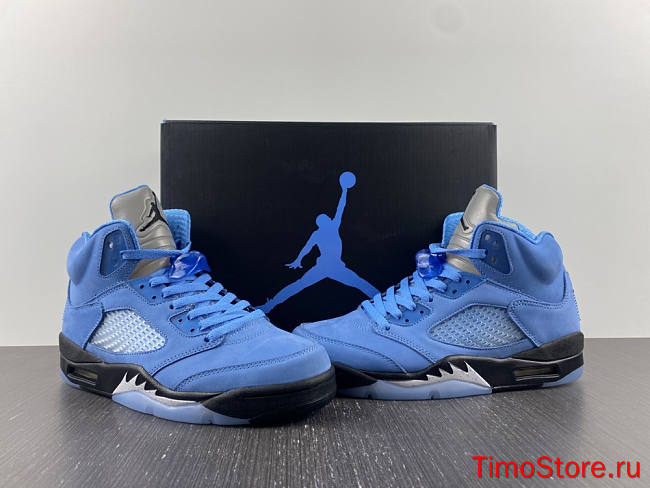 Air Jordan 5 Retro Blue Suede  - 1