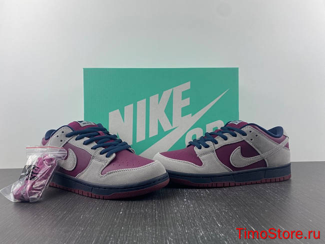 Nike SB Dunk Low 7 Atmosphere Grey True Berry BQ6817-001 - 1
