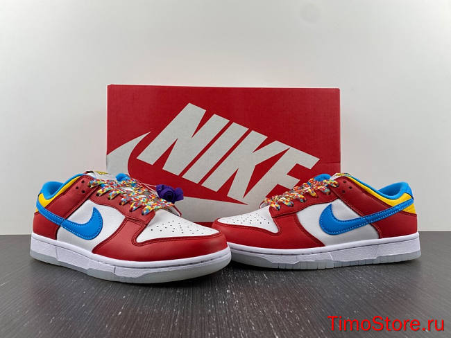 Nike Dunk Low QS LeBron James Fruity Pebbles  DH8009-600 - 1