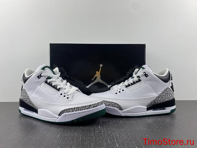 Jordan 3 Retro Oregon Ducks Pit Crew White 594282233 - 1