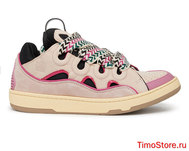 LANVIN Curb sneakers    pink/black - 1