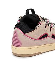 LANVIN Curb sneakers    pink/black - 5