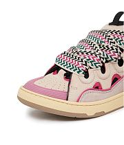 LANVIN Curb sneakers    pink/black - 4
