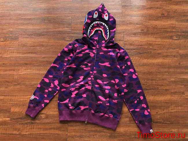 A Bathing Ape Bape Sta purple jacket - 1