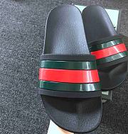 Gvcci Web Slide Sandal Black - 3