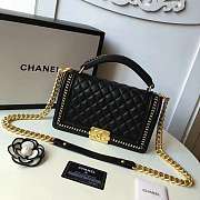 Chene1 Leboy Handbag Black 25cm - 1