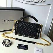 Chene1 Leboy Handbag Black 25cm - 5