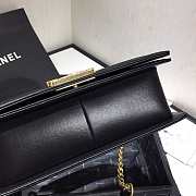 Chene1 Leboy Bag Lambskin Black 25cm - 4