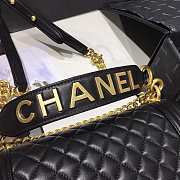 Chene1 Leboy Bag Lambskin Black 25cm - 6