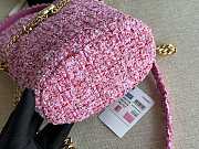 Chenne1 Bucket Tweed Bag - 6