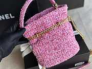 Chenne1 Bucket Tweed Bag - 3