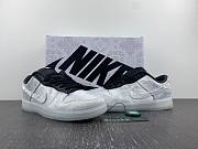 CLOT x fragment x Nike Dunk Low Colorway: White/Black  FN0315-110 - 1