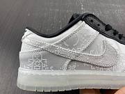CLOT x fragment x Nike Dunk Low Colorway: White/Black  FN0315-110 - 4