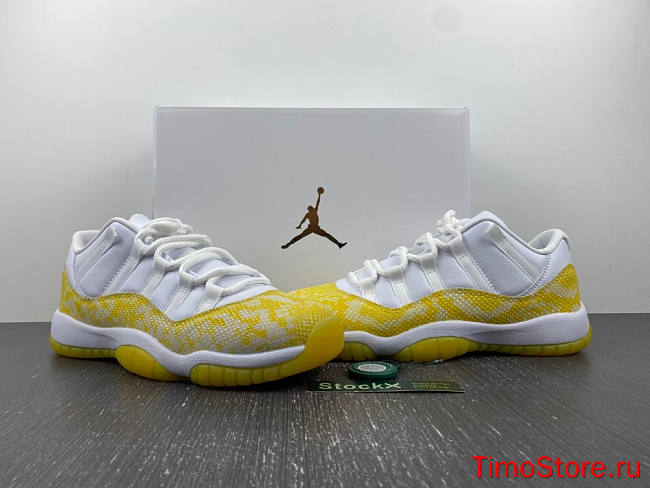 Air Jordan 11 Low WMNS “Yellow Snakeskin” AH7860-107 - 1