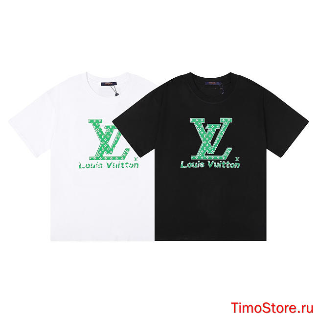 1ouis Vu1tton tee black|white - 1