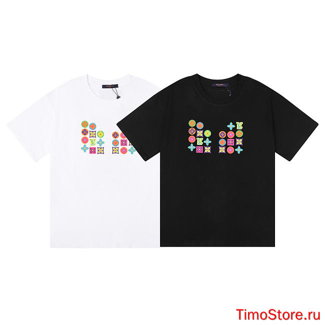 1ouis Vu1tton tee black|white 1 - 1