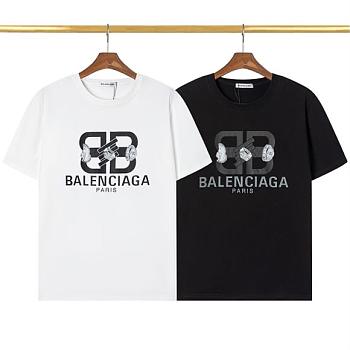 Ba1enc1age -tee black | white 