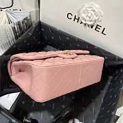 Chenne1 Classic Flap Bag Pink With Gold Hardware 30cm - 5