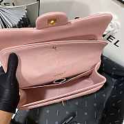 Chenne1 Classic Flap Bag Pink With Gold Hardware 30cm - 2