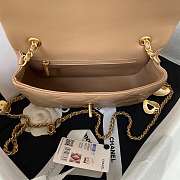 Chene1 Flap Brown Bag AS3456 19*12*7cm  - 5
