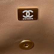 Chene1 Flap Brown Bag AS3456 19*12*7cm  - 3