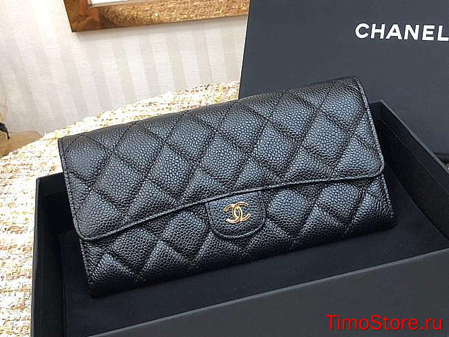 Chene1 Classic Flap wallet 19.4x10.5x3cm - 1