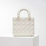 D1or  lady Bag White 20cm - 4