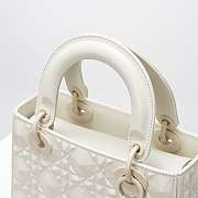 D1or  lady Bag White 20cm - 2