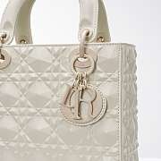 D1or  lady Bag White 20cm - 5