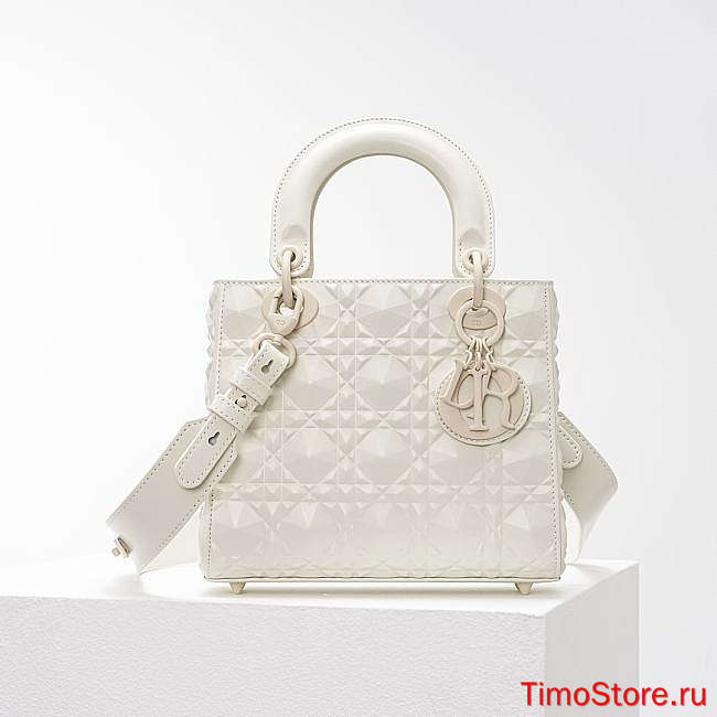 D1or  lady Bag White 20cm - 1
