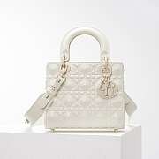 D1or  lady Bag White 20cm - 1