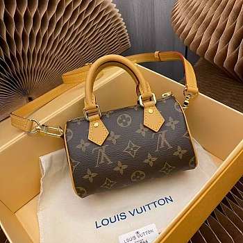1ouis Vu1tton Mini Monogram Speedy 16 x 10 x 7.5cm