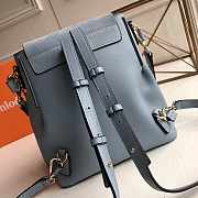 Chloe Faye Calfskin Large Backpack in Light Blue 22 x 13 x 25 cm  - 5