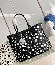 1ouis Vu1tton X Yk Neverfull MM Bag Black 31x28x14 - 4