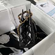chene1 Small Hobo Bag Black 17×19×6cm  - 3