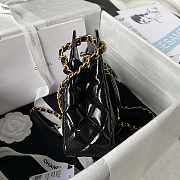 chene1 Small Hobo Bag Black 17×19×6cm  - 6