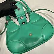 Proda Moon Handbag Green 22.5x16x7.5cm - 4
