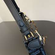 Fend1 O'Lock Swing Shoulder Bag Blue 32x 6x 12cm - 3