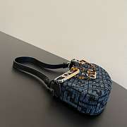 Fend1 O'Lock Swing Shoulder Bag Blue 32x 6x 12cm - 2