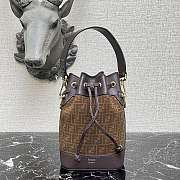 Fend1 Mini Mon Tresor bucket bag 12x18x10cm - 1