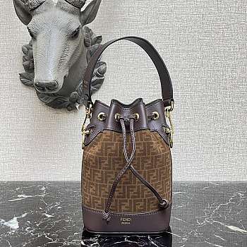 Fend1 Mini Mon Tresor bucket bag 12x18x10cm