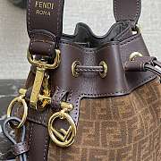 Fend1 Mini Mon Tresor bucket bag 12x18x10cm - 3