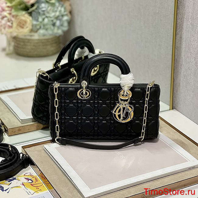 YS1 Lady D-Joy Black Bag 26 x 6x 14cm - 1
