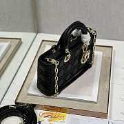 YS1 Lady D-Joy Black Bag 26 x 6x 14cm - 2