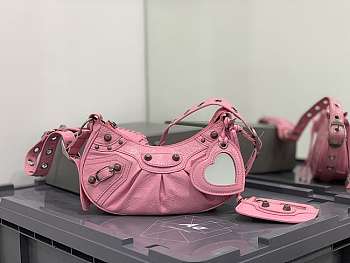 Ba1enc1age Le Cagole Handbag Pink 26x16x10cm 