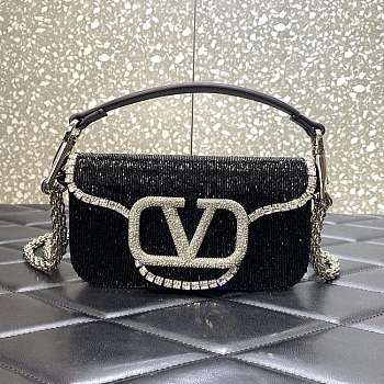 Valentino Garavani Loco Bag Black 19cm